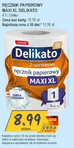 Słoneczko Ręcznik Papierowy Delikato Maxi XL oferta