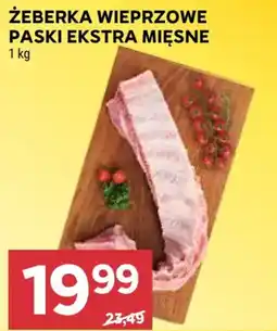 Stokrotka Market Żeberka Wieprzowe Paski Ekstra Mięsne oferta