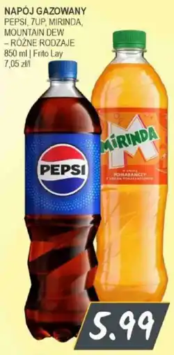 Słoneczko Napój gazowany Pepsi, 7up, Mirinda, Mountain Dew oferta