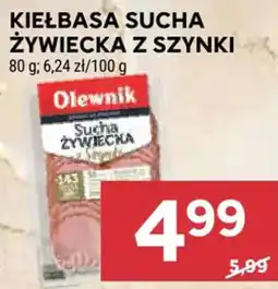 Stokrotka Market Kiełbasa Sucha Żywiececka z Szynki Olewnik oferta