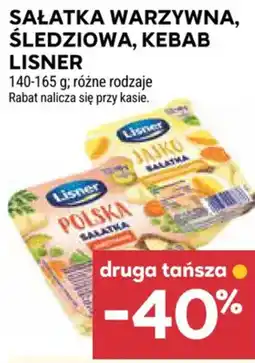 Stokrotka Market Sałatka Warzywna, Śledziowa, Kebab Lisner oferta