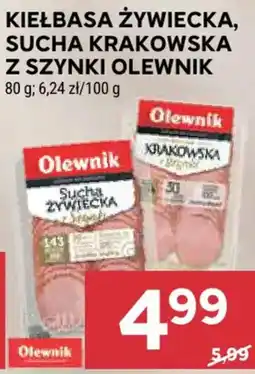 Stokrotka Kiełbasa Żywiececka, Sucha Krakowska z Szynki Olewnik oferta