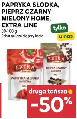 Stokrotka Papryka Słodka, Pieprz Czarny Mielony Home, Extra Line oferta
