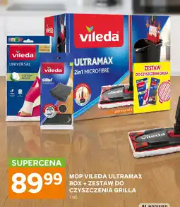 Stokrotka Mop Vileda Ultramax Box + Zestaw do Czyszczenia Grilla oferta