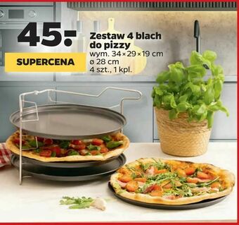 Netto Zestaw 4 blach do pizzy oferta