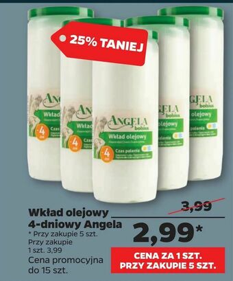 Netto Wkład olejowy 4-dniowy Angela oferta