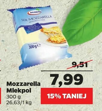 Netto Mozzarella Mlekpol oferta