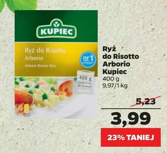 Netto Ryż do Risotto Arborio Kupiec oferta
