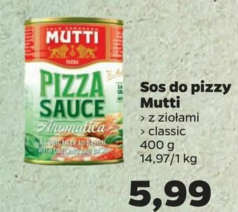 Netto Sos do pizzy Mutti oferta