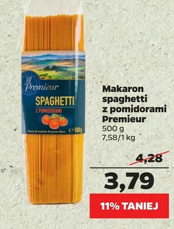 Netto Makaron spaghetti z pomidorami Premieur oferta