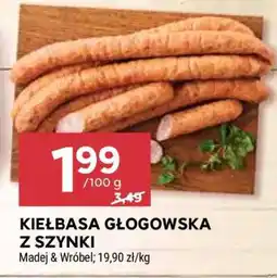 Stokrotka Market Kiełbasa głogowska z szynki oferta
