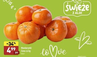 ALDI Mandarynki 1kg oferta