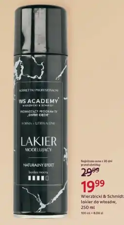Rossmann WS Academy Wierzbicki & Schmidt Lakier Modelujący oferta