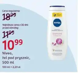 Rossmann Nivea żel pod prysznic oferta