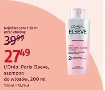 Rossmann L'Oréal Paris Elseve, szampon do włosów oferta