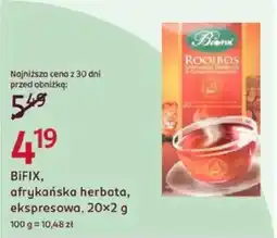 Rossmann BiFIX, afrykańska herbata, ekspresowa oferta