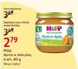 Rossmann Hipp, danie w stoiczku, Pierwsza dynia oferta