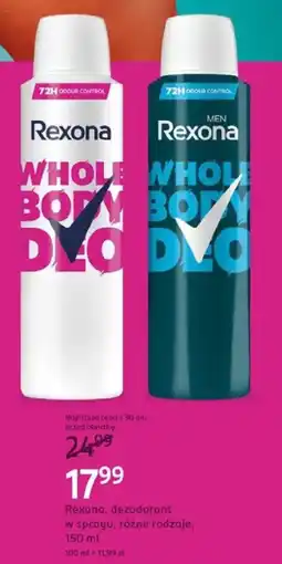 Rossmann Rexona Whole Body Deo oferta