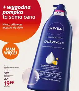Rossmann Nivea Mleczko do ciała Odżywcze oferta
