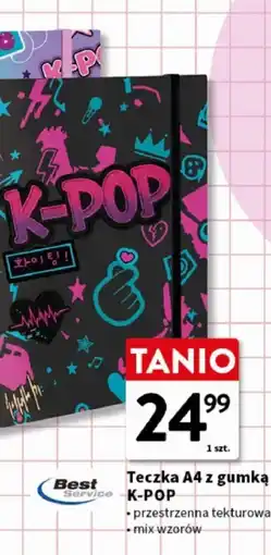 Intermarche Teczka A4 z gumką K-POP oferta