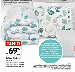 Intermarche Kołdra Big Leaf WENDRE oferta