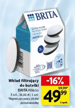 Intermarche Wkład filtrujący do butelki BRITA Fill&Go oferta