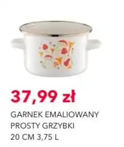 Nela Garnek Emaliowany Prosty Grzybki oferta