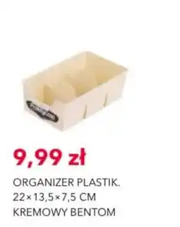 Nela Organizer Plastik. Kremowy Bentom oferta