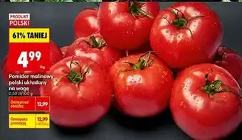 Biedronka Pomidor malinowy polski układany na wagę oferta