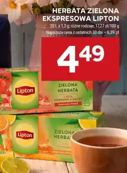 Stokrotka Market HERBATA ZIELONA EKSPRESOWA LIPTON oferta