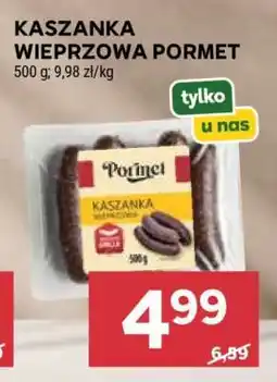 Stokrotka Market Kaszanka wieprzowa Pormet oferta