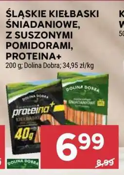Stokrotka Market Śląskie Kiełbaski Śniadaniowe, z Suszonymi Pomidorami, Proteina+ oferta