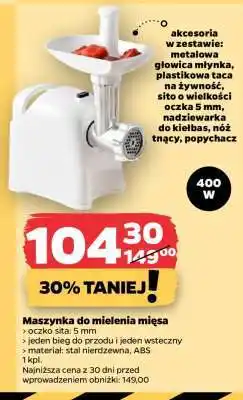 Netto Maszynka do mielenia mięsa oferta