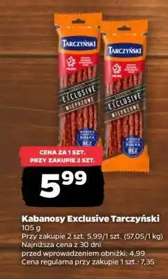 Netto Kabanosy Exclusive Tarczyński oferta