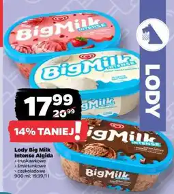 Netto Lody Big Milk Intense Algida oferta