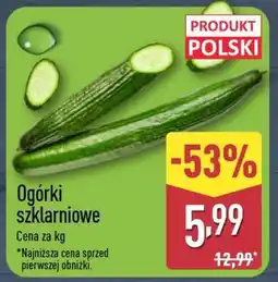 ALDI Ogórki szklarniowe oferta