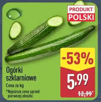 ALDI Ogórki szklarniowe oferta