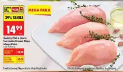 Biedronka Świeży filet z piersi kurczaka Kraina Mięs, Mega Paka oferta