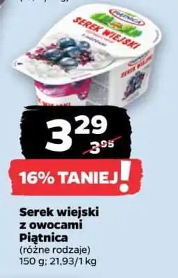 Netto Serek wiejski z owocami Piątnica oferta
