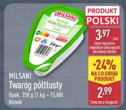 ALDI MILSANI Twaróg półtłusty oferta