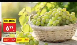 Biedronka Winogrona jasne luzem na wagę oferta