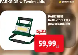 Lidl PARKSIDE Reflektor LED z powerbankiem oferta