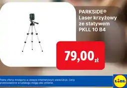 Lidl PARKSIDE Laser krzyżowy ze statywem PKLL 10 B4 oferta