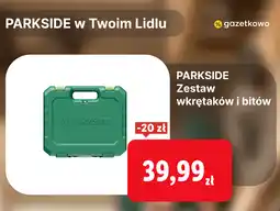 Lidl PARKSIDE Zestaw wkrętaków i bitów oferta