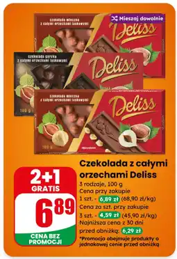 Dino Czekolada z całymi orzechami Deliss oferta