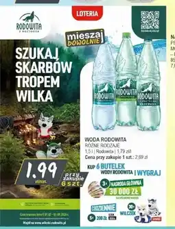 Słoneczko Woda mineralna gazowana Rodowita oferta