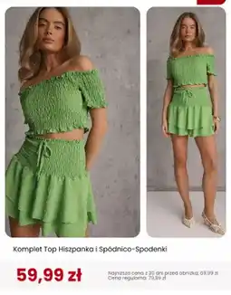 Renee Komplet Top Hiszpanka i Spódnico-Spodenki Renee oferta