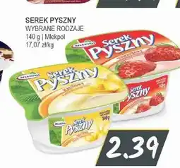 Słoneczko Serek homogenizowany Pyszny waniliowy Mlekpol oferta