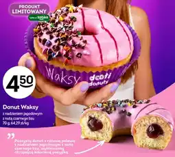 Żabka Donut Waksy z nadzieniem jagodowym z nutą czarnego bzu oferta