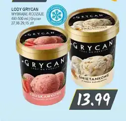 Słoneczko Lody śmietankowe Grycan oferta
